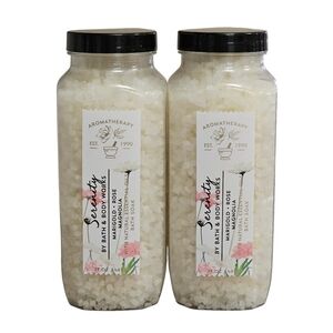 2 Bath & Body Works Aromatherapy Serenity Essential Oil Bath Salt Soak Marigold